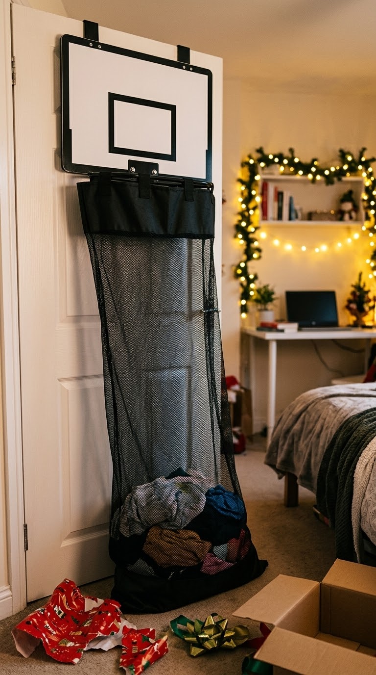 Canasta para la ropa sucia como regalo de Navidad